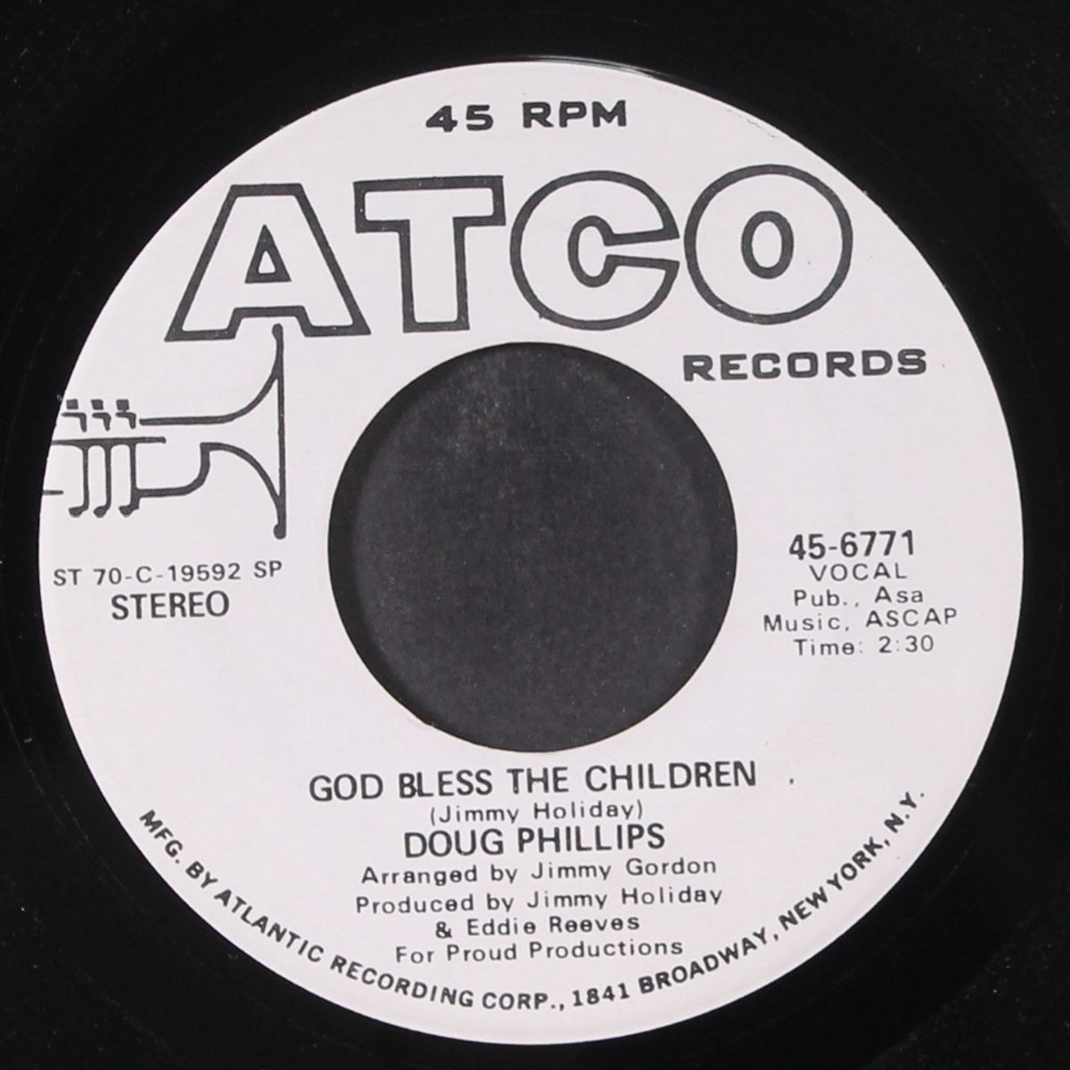 god bless the children / mono by DOUG PHILLIPS