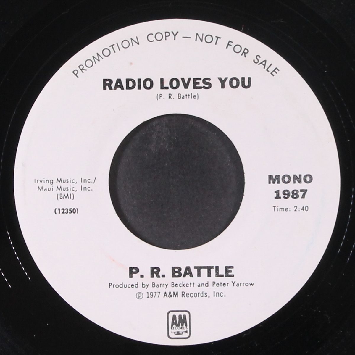radio loves you / mono by P.R. BATTLE