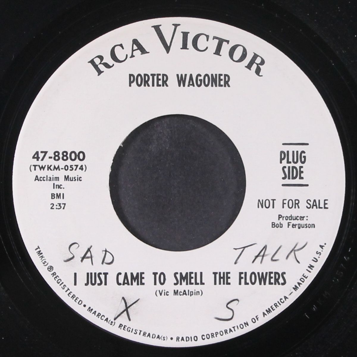 i just came to smell the flowers / i'm a long way from home by PORTER WAGONER