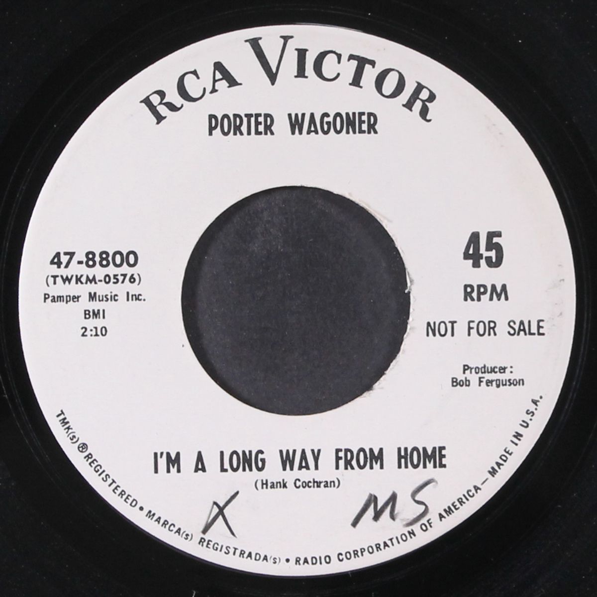 i just came to smell the flowers / i'm a long way from home by PORTER WAGONER