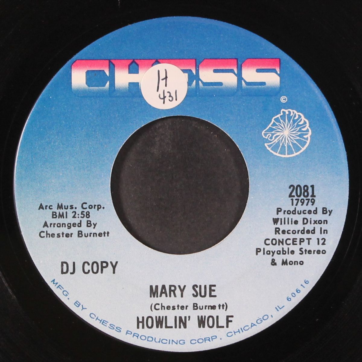 mary sue / hard luck by HOWLIN' WOLF