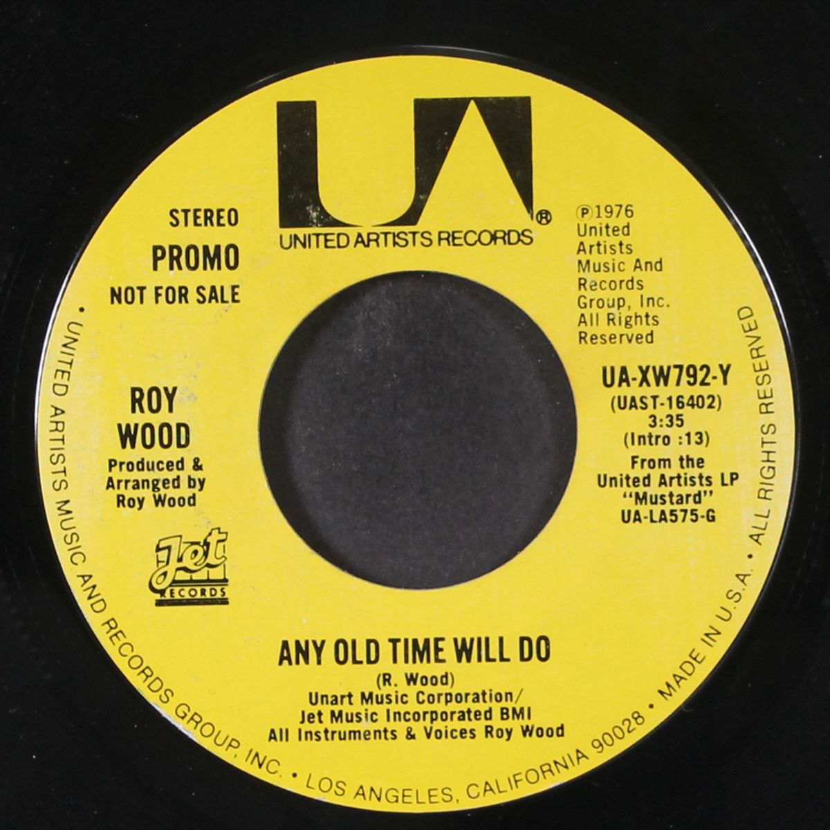any old time will do / mono by ROY WOOD