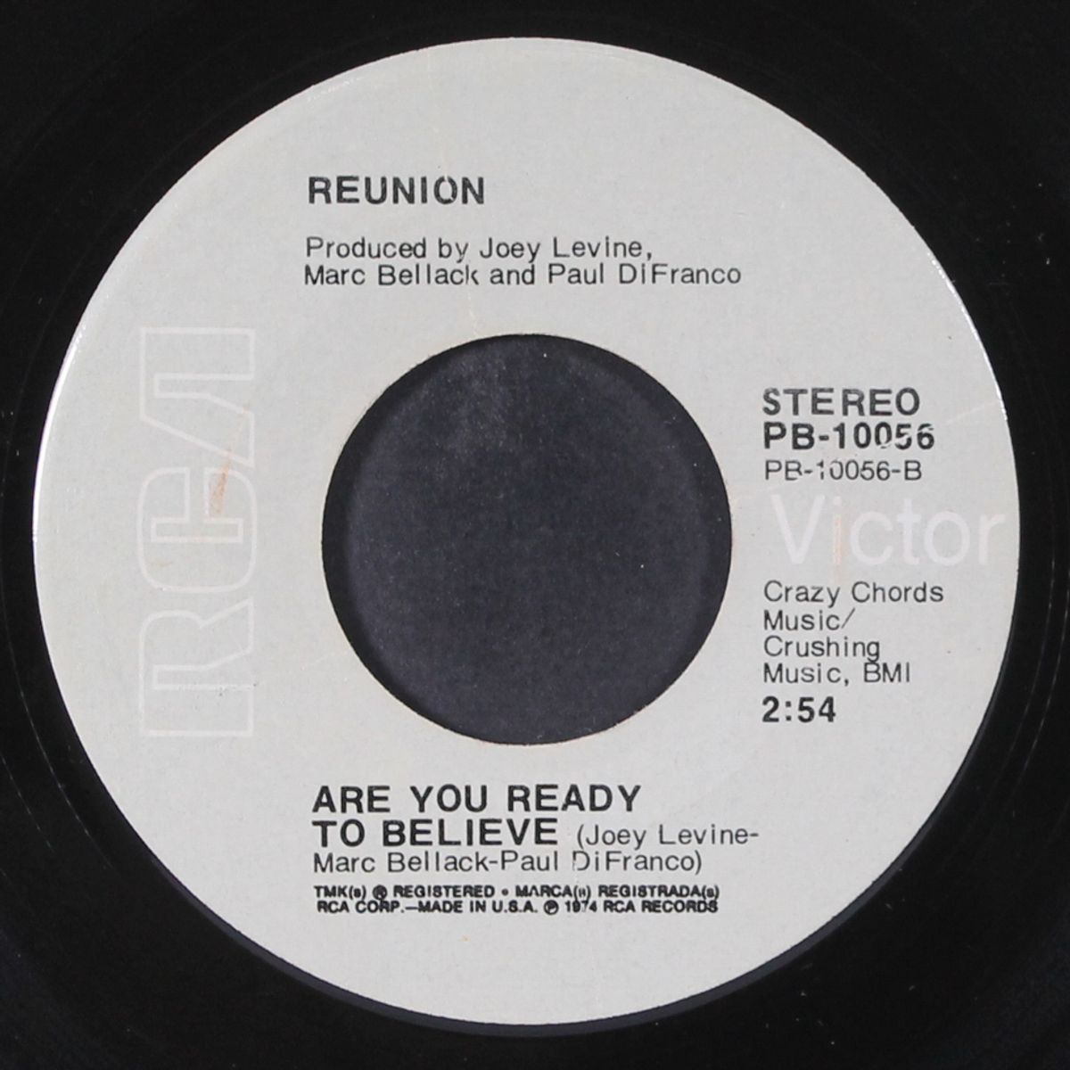 life is a rock (but the radio rolled me) / are you ready to believe by REUNION