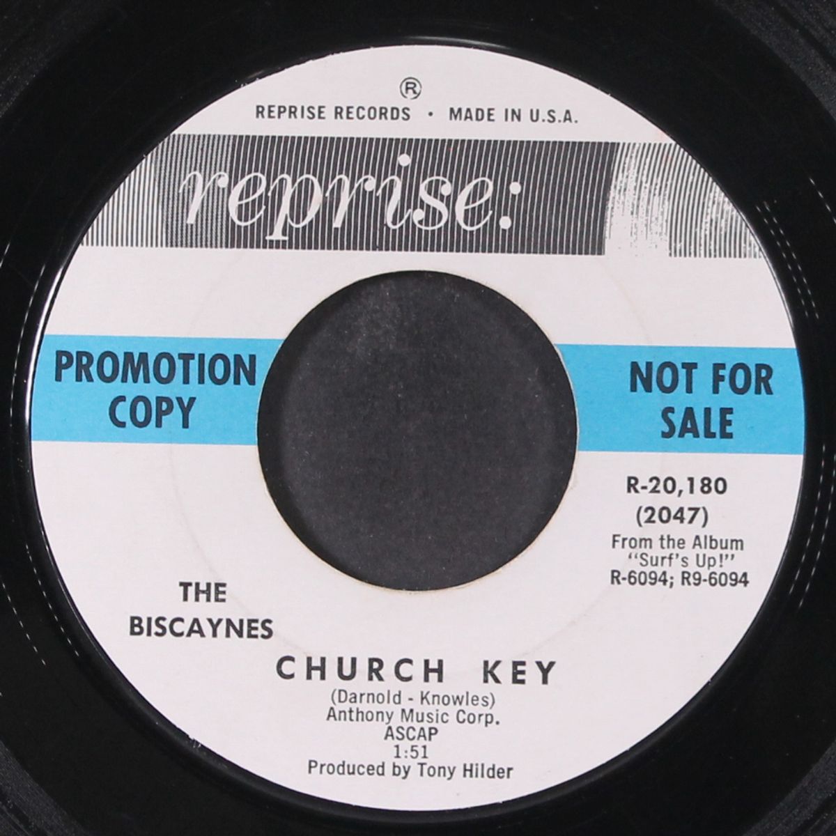 moment of truth / church key by SURFARIS / BISCAYNES