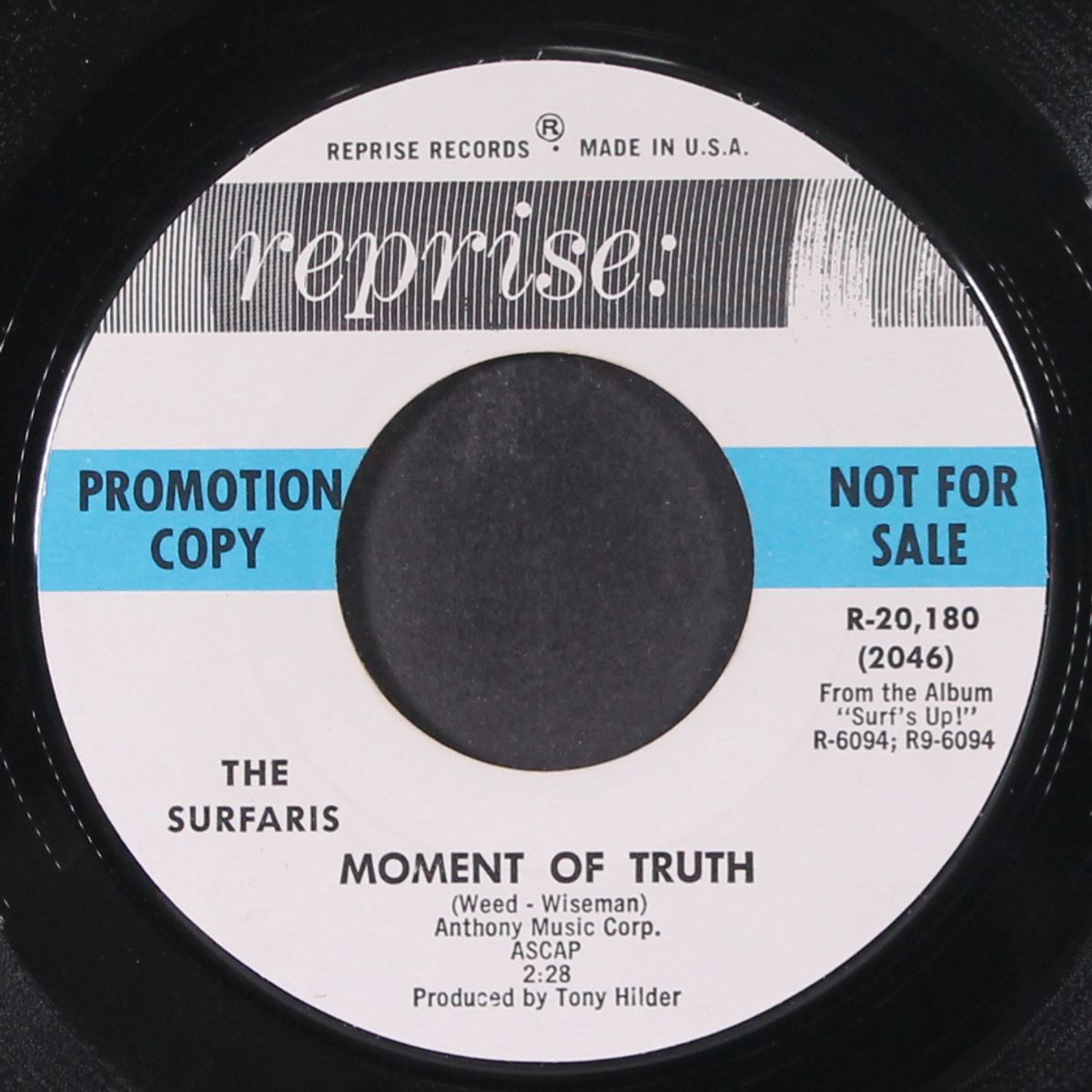 moment of truth / church key by SURFARIS / BISCAYNES