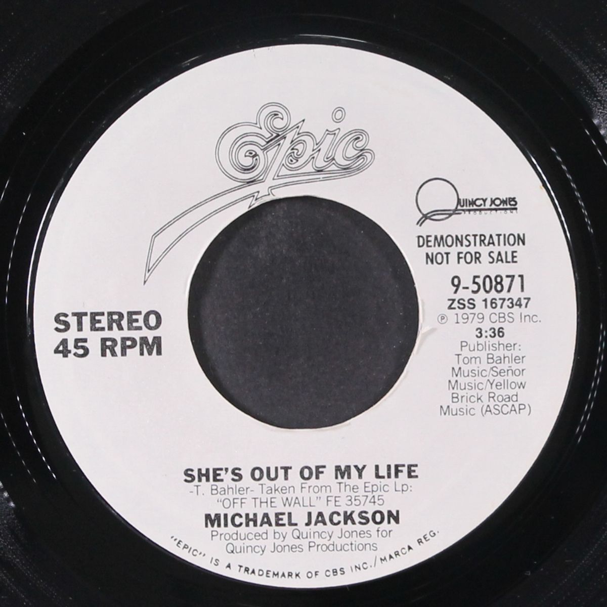 she's out of my life by MICHAEL JACKSON