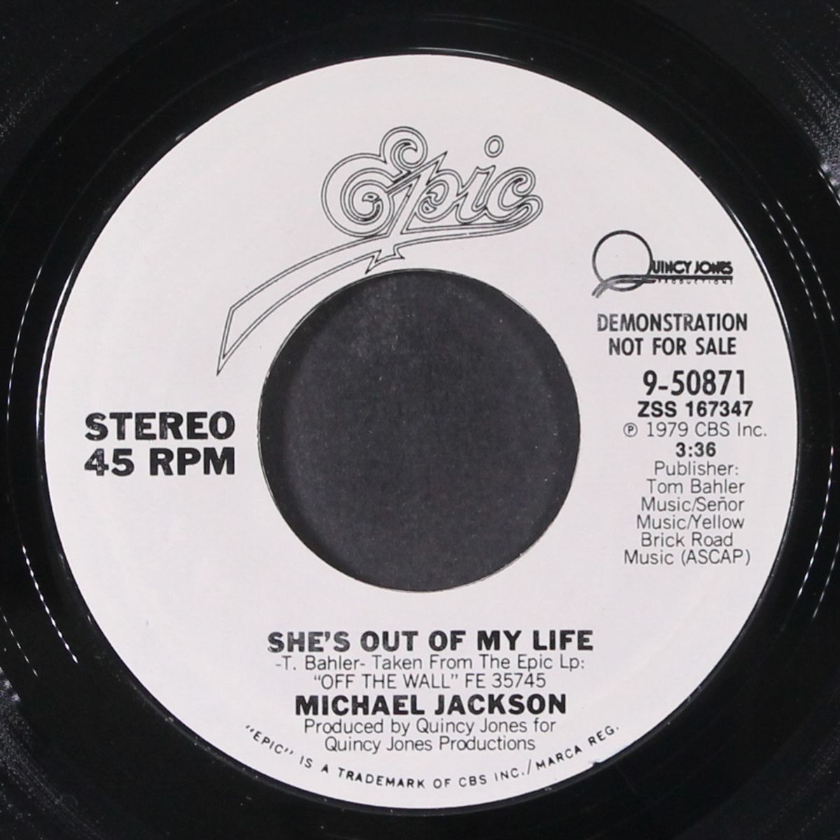 she's out of my life by MICHAEL JACKSON