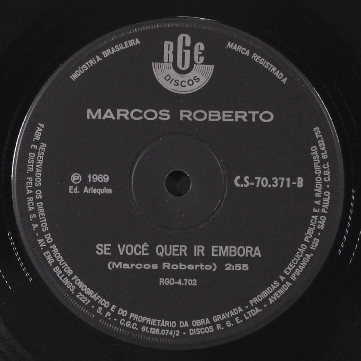 que me importa a saudade / se voce quer ir embora by MARCOS ROBERTO