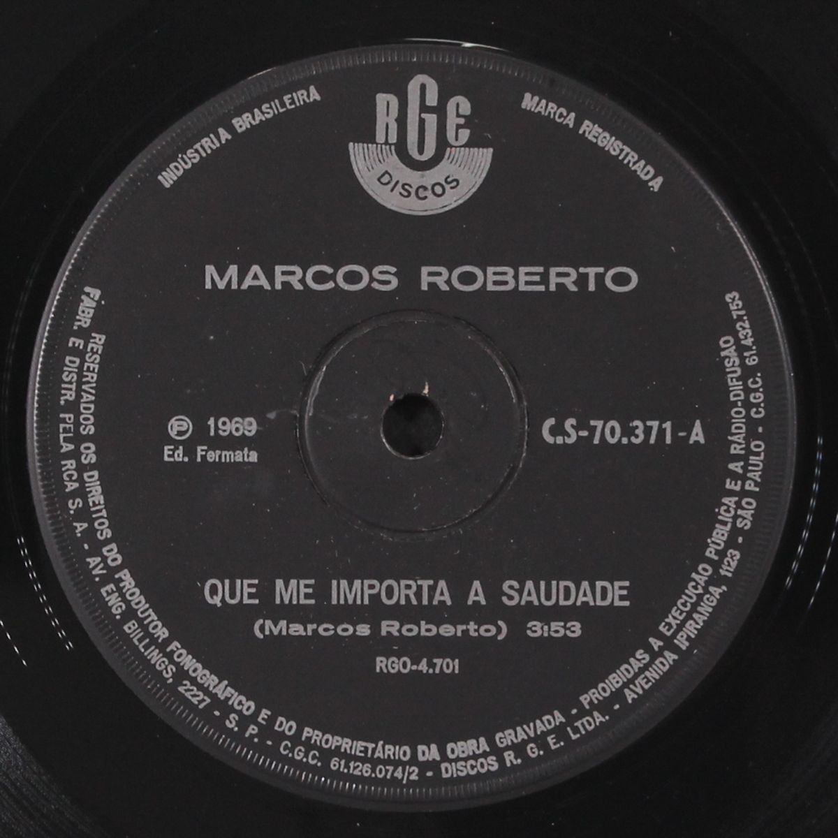 que me importa a saudade / se voce quer ir embora by MARCOS ROBERTO