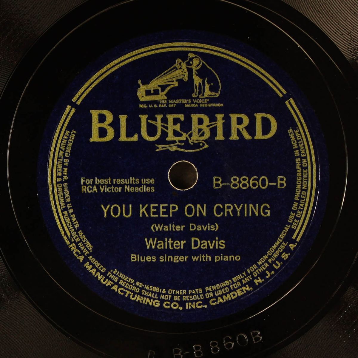 new santa claus / you keep on crying by WALTER DAVIS
