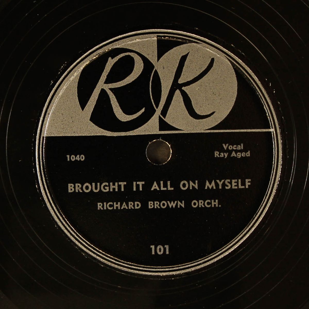 can't find my way / brought it all on myself by RICHARD BROWN