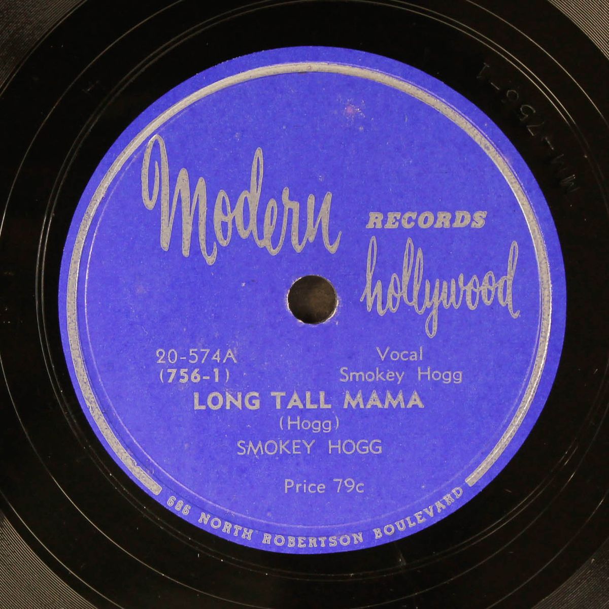 i feel good / long tall mama by SMOKEY HOGG