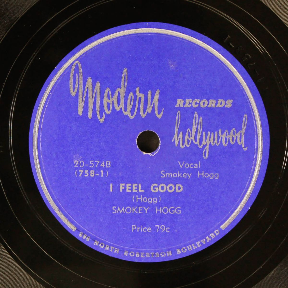 i feel good / long tall mama by SMOKEY HOGG