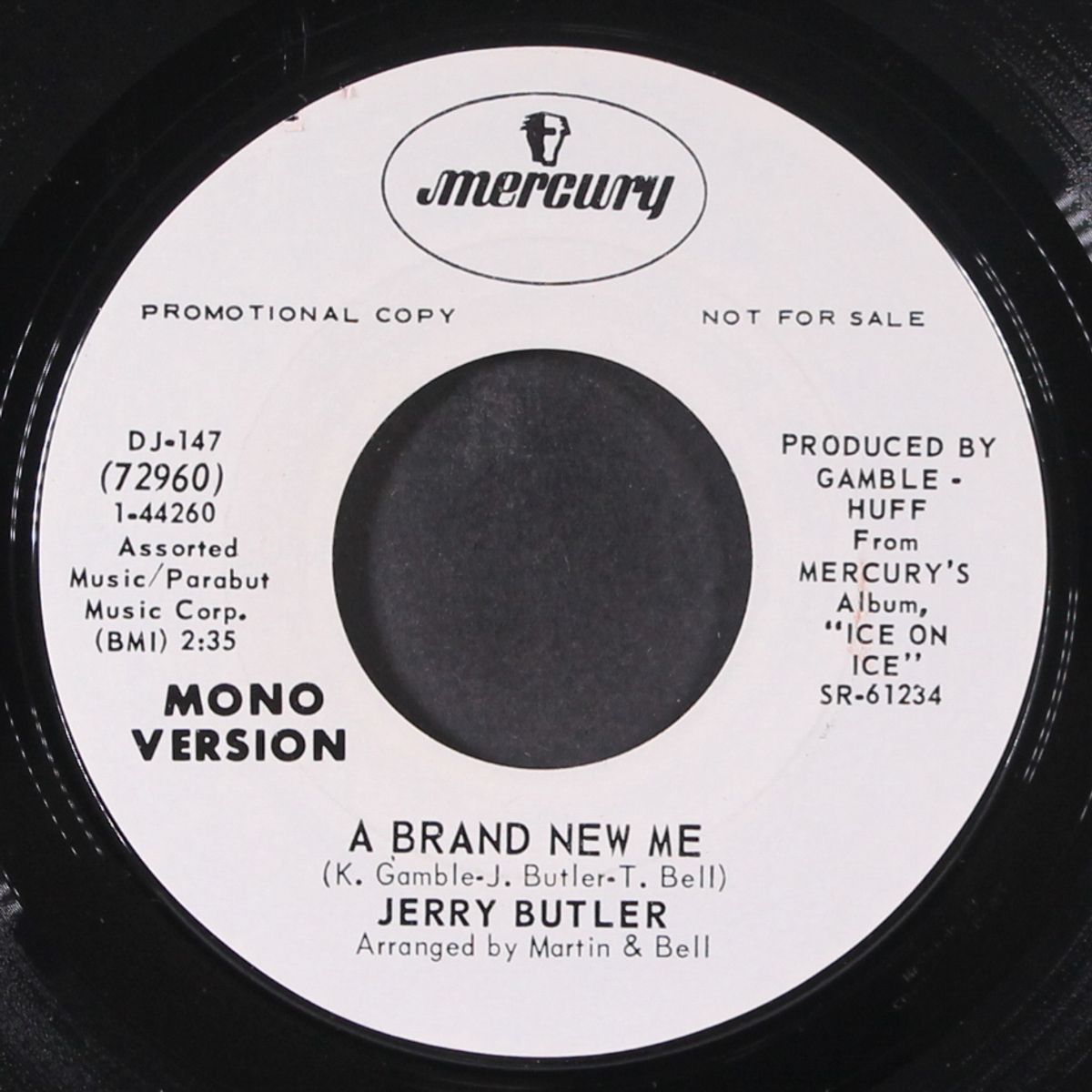 a brand new me by JERRY BUTLER
