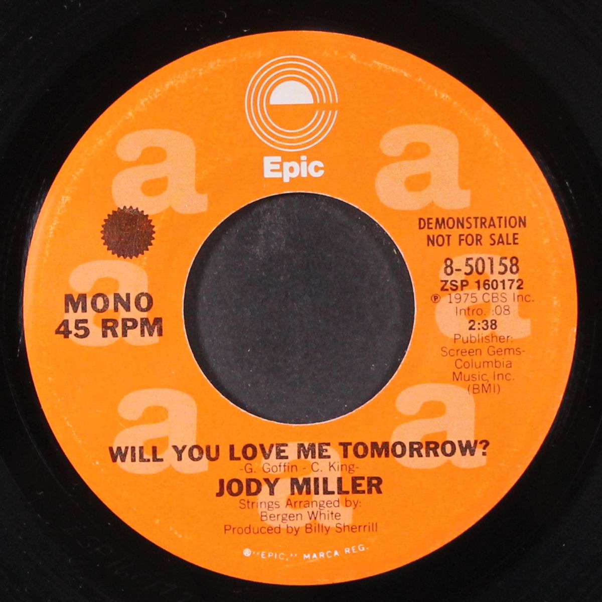 will you love me tomorrow / mono by JODY MILLER
