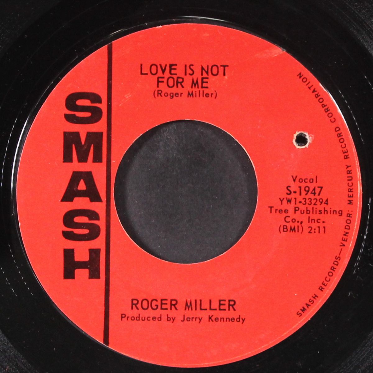 do-wacka-do / love is not for me by ROGER MILLER