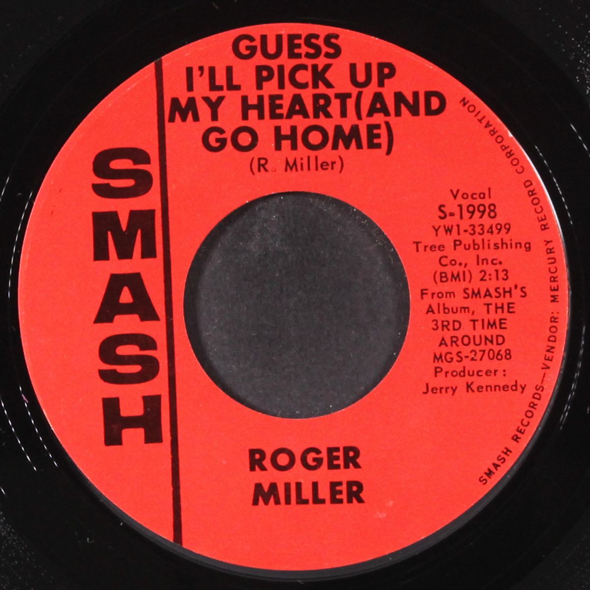 kansas city star / guess i'll pick up my heart by ROGER MILLER