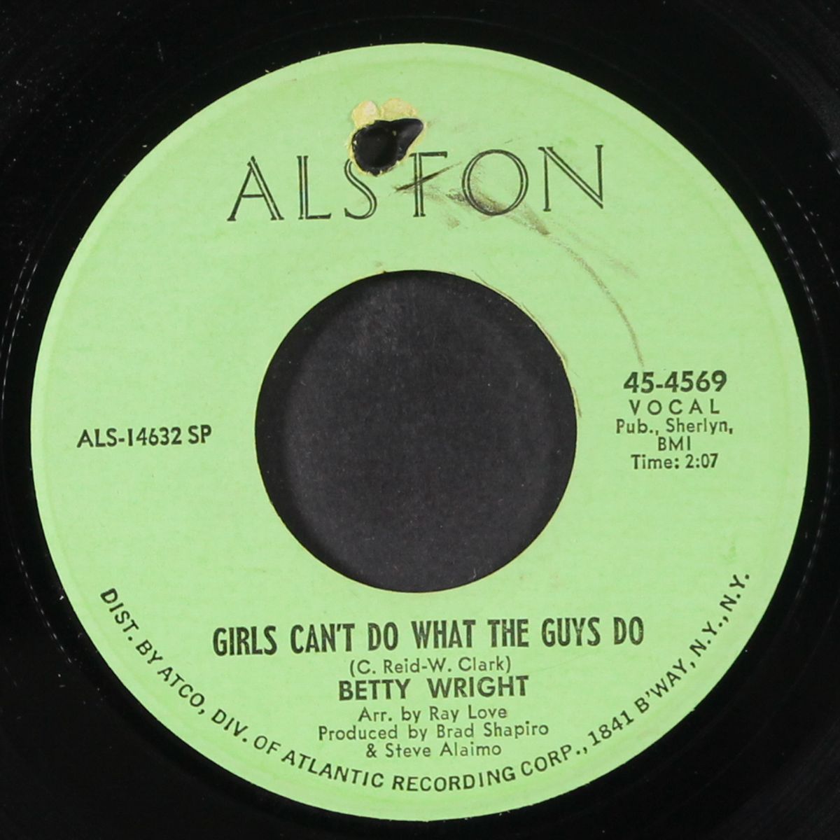 girls can't do what the guys do / sweet lovin' daddy by BETTY WRIGHT
