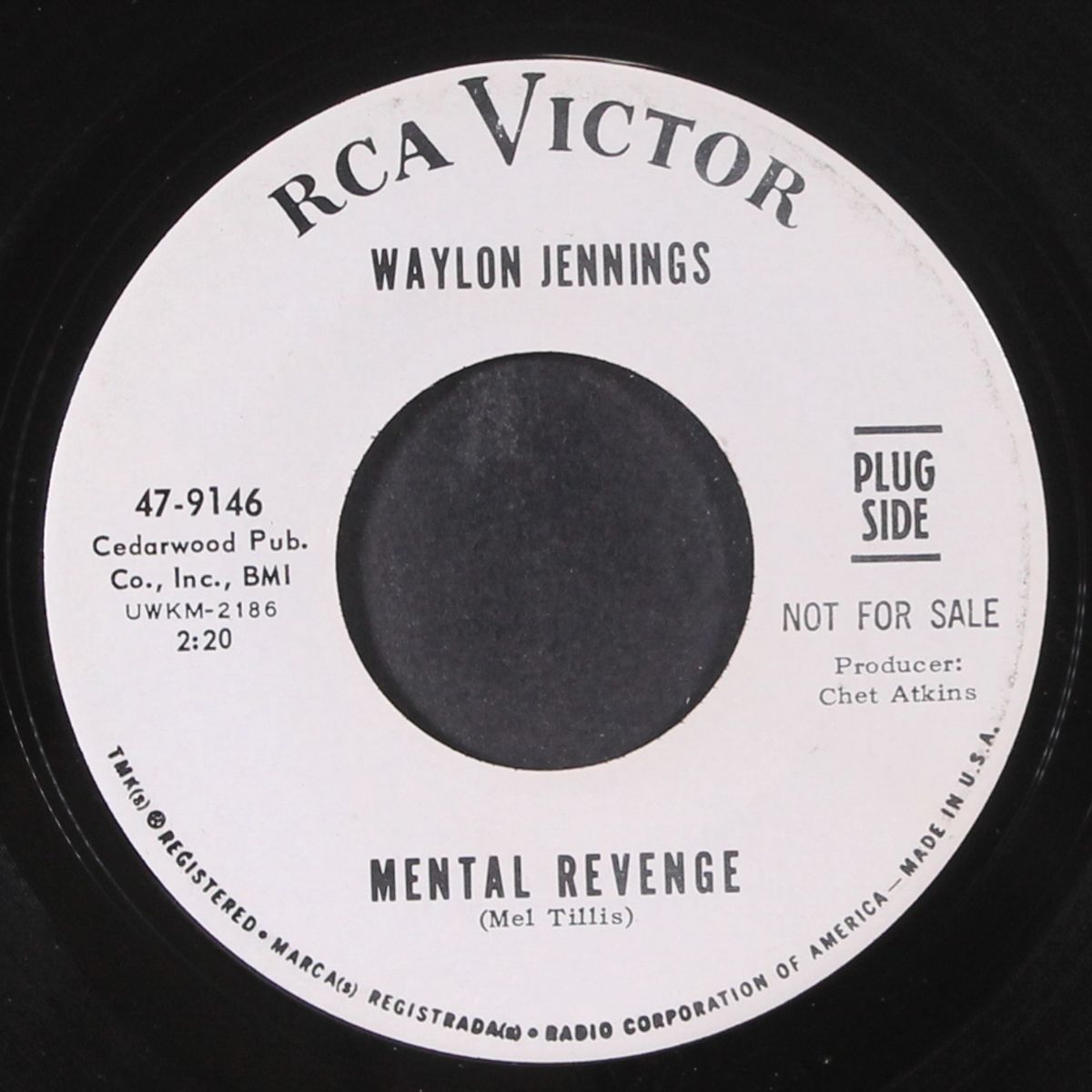 mental revenge / born to love you by WAYLON JENNINGS