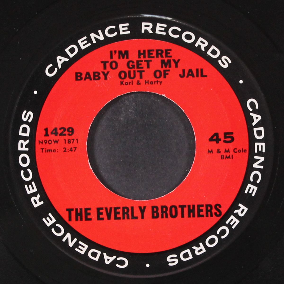 i'm here to get my baby out of jail / lightning express by EVERLY BROTHERS