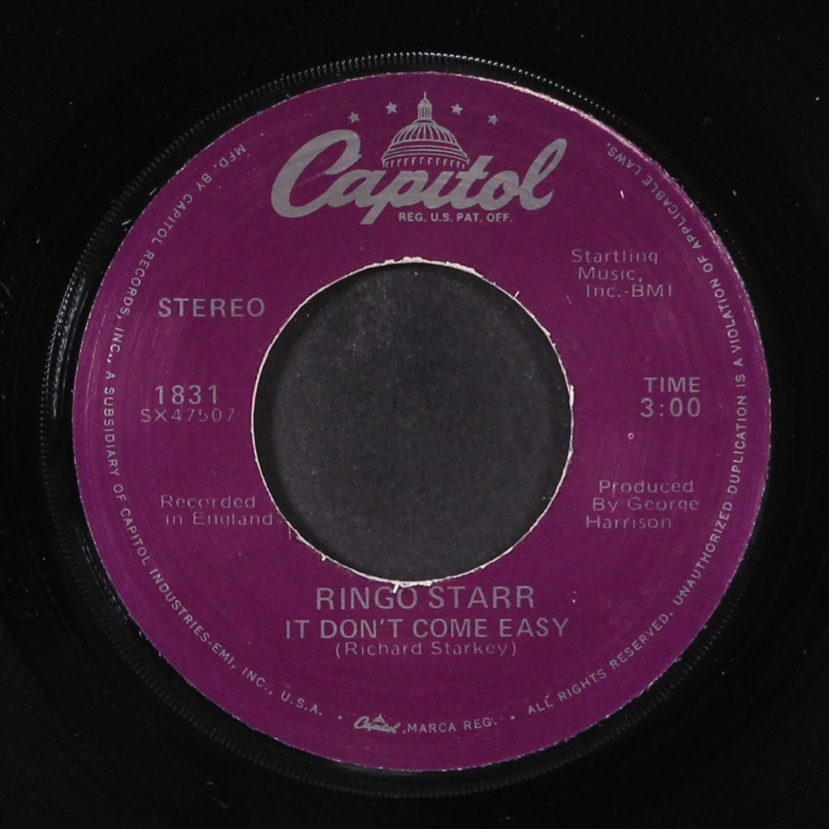 it don't come easy / early 1970 by RINGO STARR