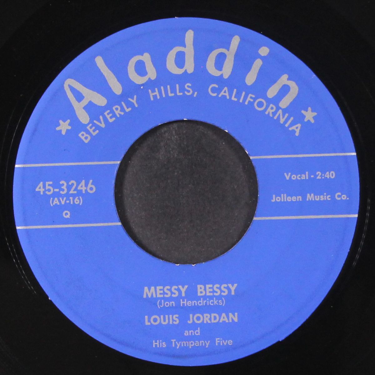 messy bessy / i see what'cha done by LOUIS JORDAN