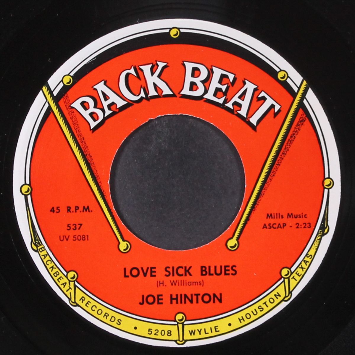 you know it ain't right / love sick blues by JOE HINTON