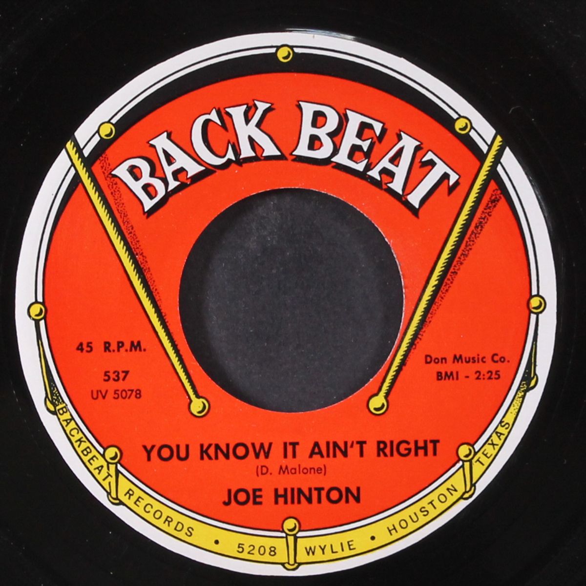 you know it ain't right / love sick blues by JOE HINTON