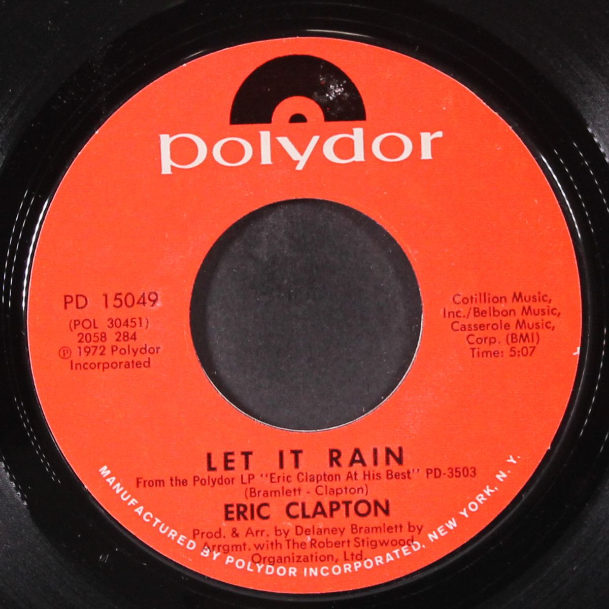 let it rain / easy now by ERIC CLAPTON