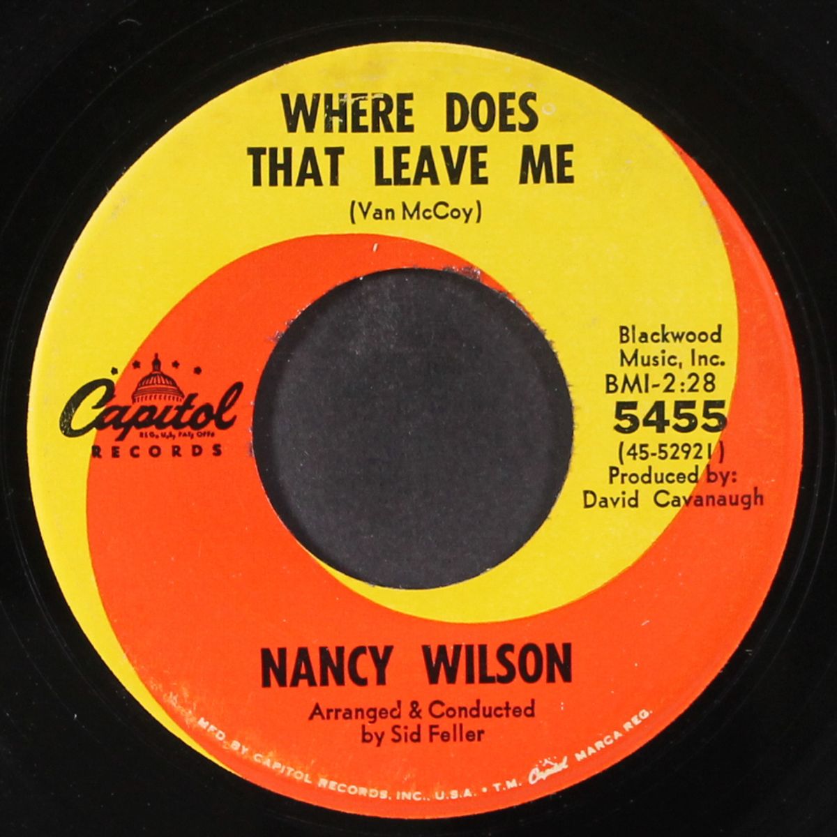 where does that leave me / gentle is my love by NANCY WILSON