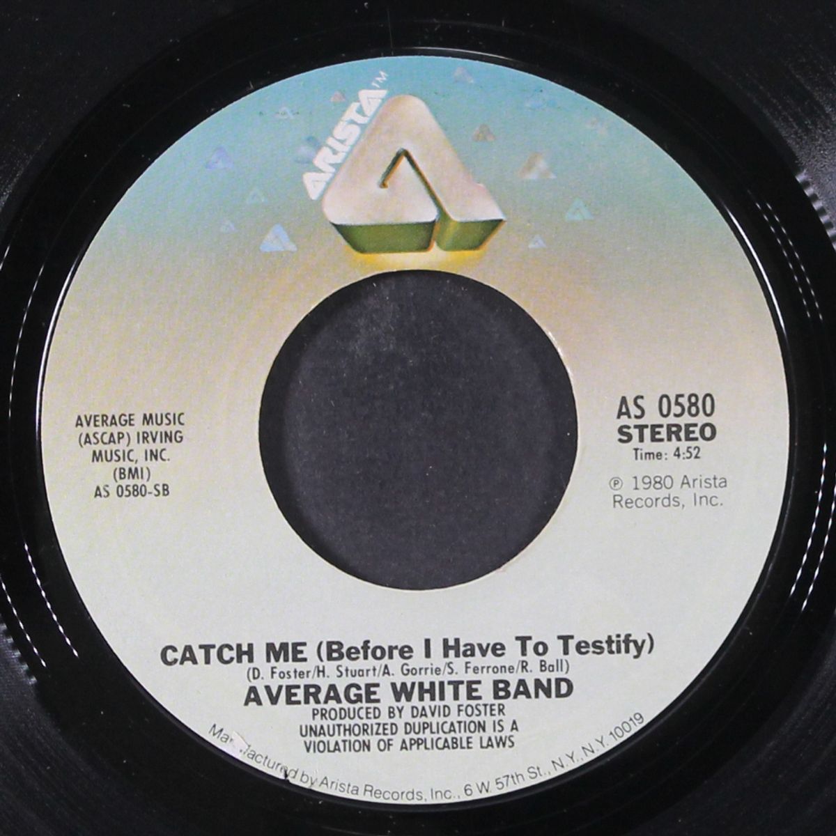 into the night / catch me by AVERAGE WHITE BAND