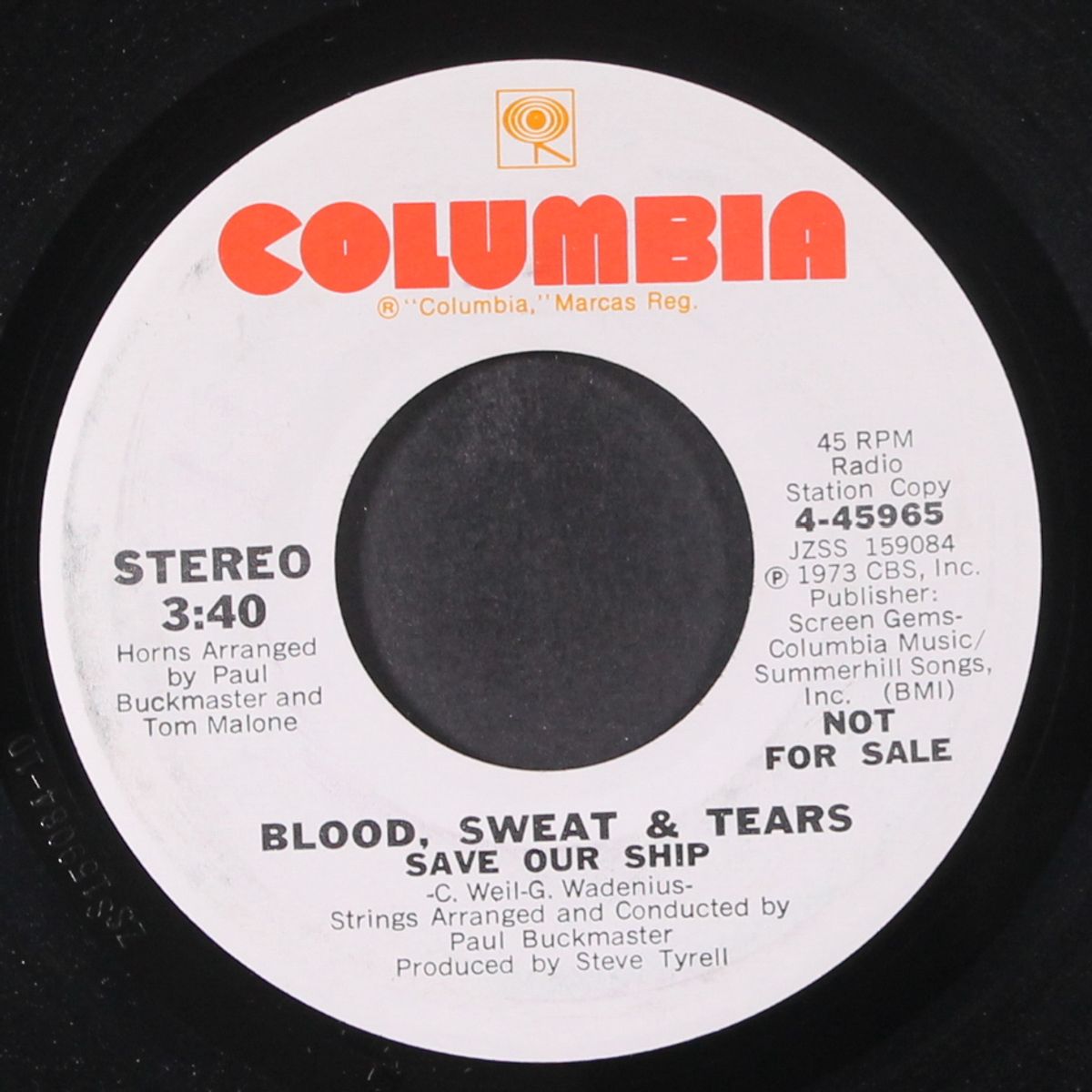 save our ship / song for john by BLOOD, SWEAT & TEARS