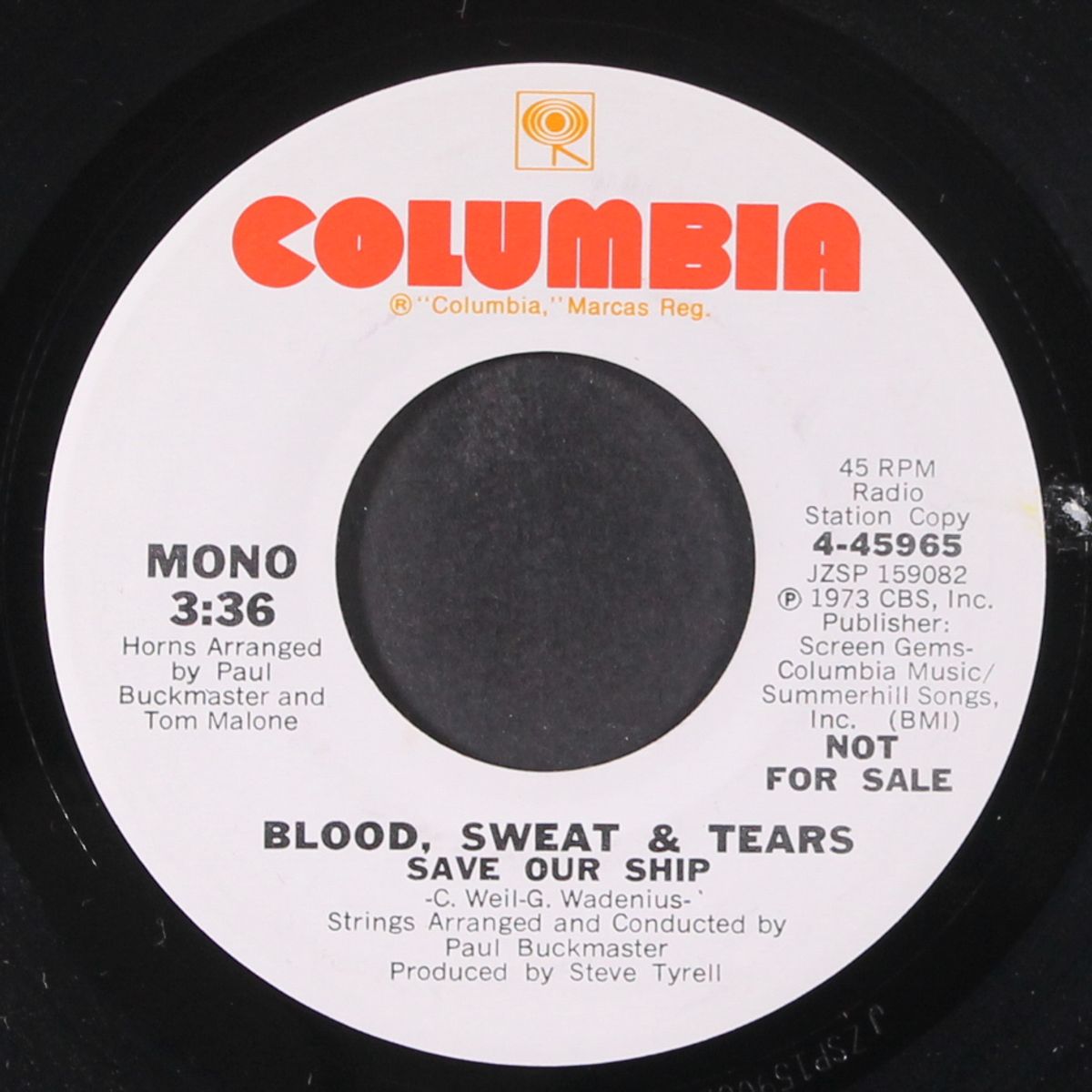 save our ship / song for john by BLOOD, SWEAT & TEARS