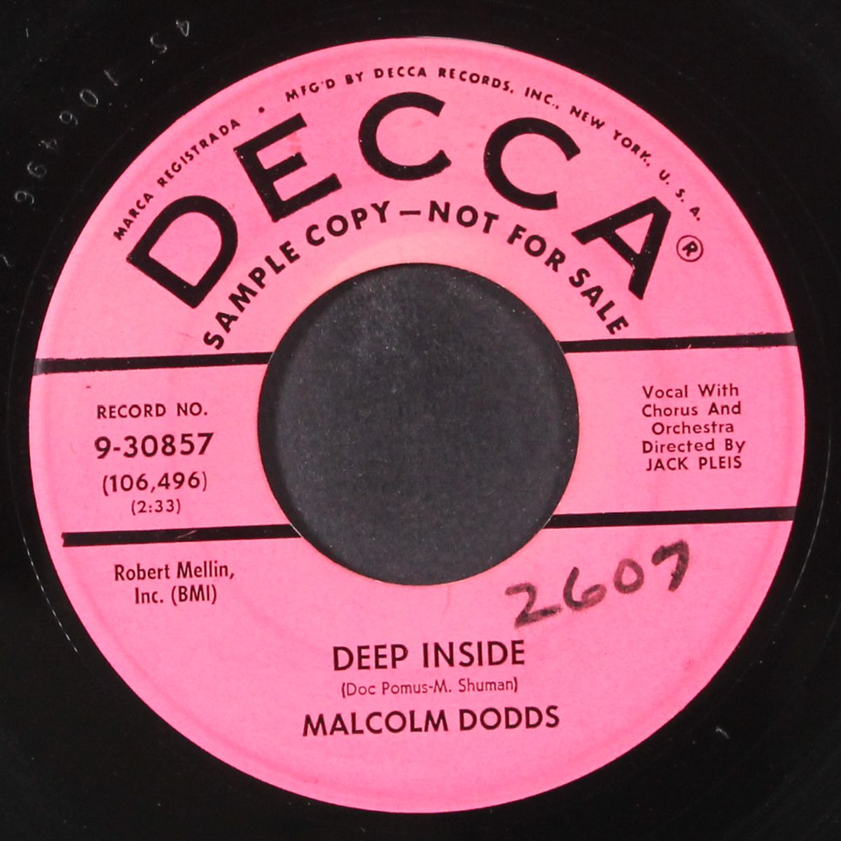 tremble / deep inside by MALCOLM DODDS
