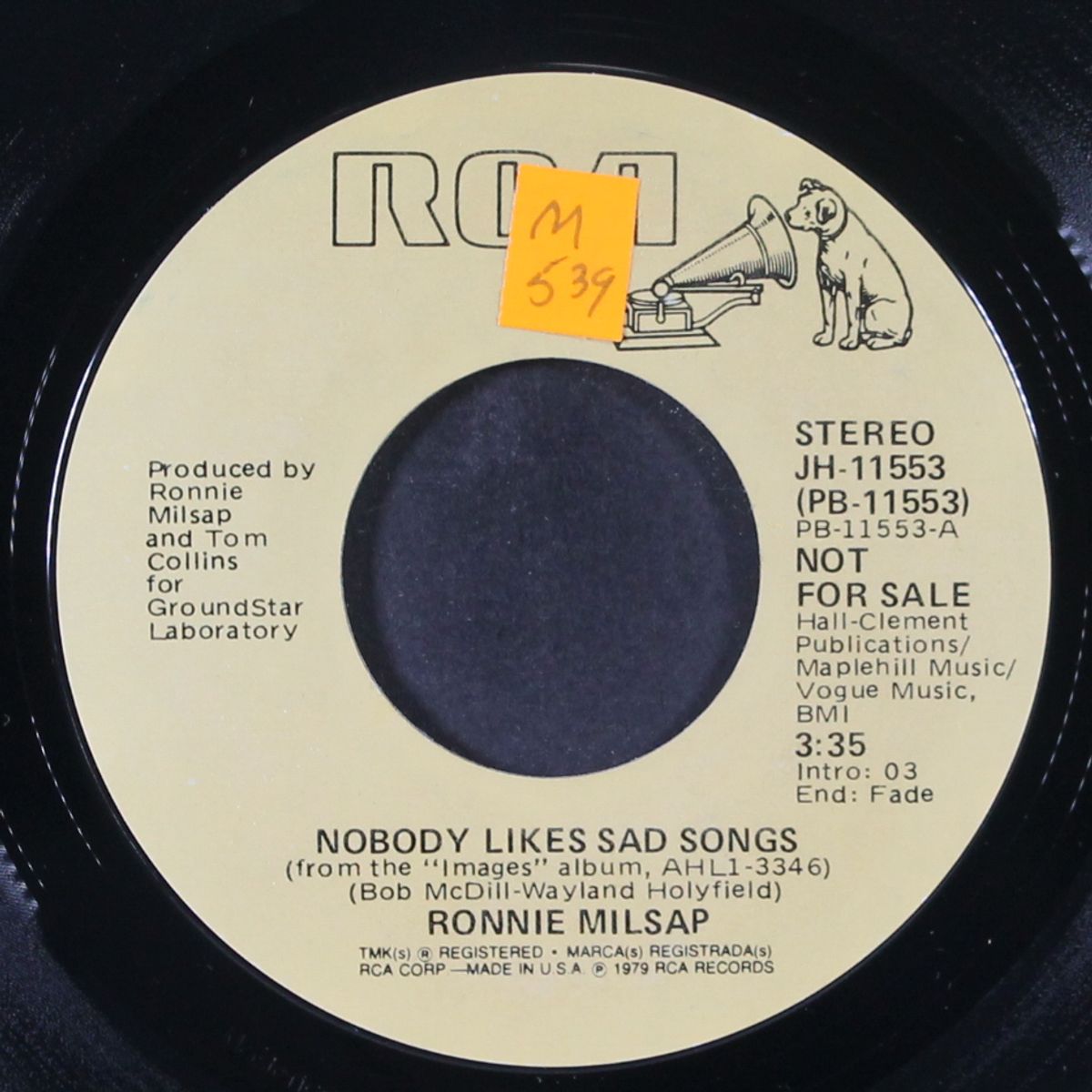 nobody likes sad songs / mono by RONNIE MILSAP
