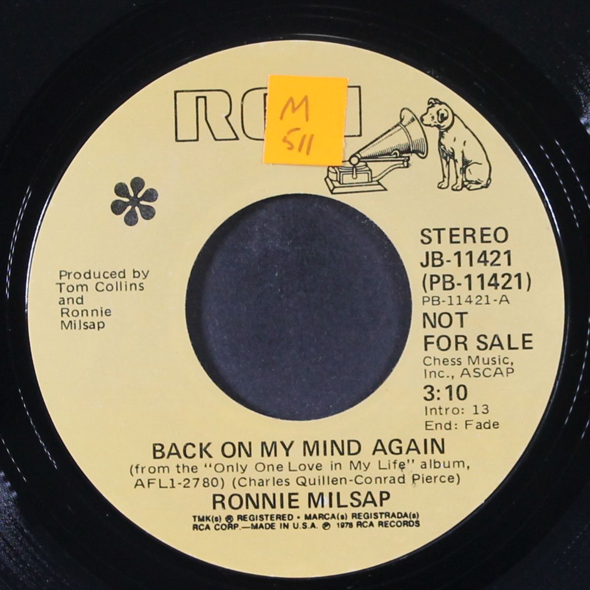 back on my mind again by RONNIE MILSAP