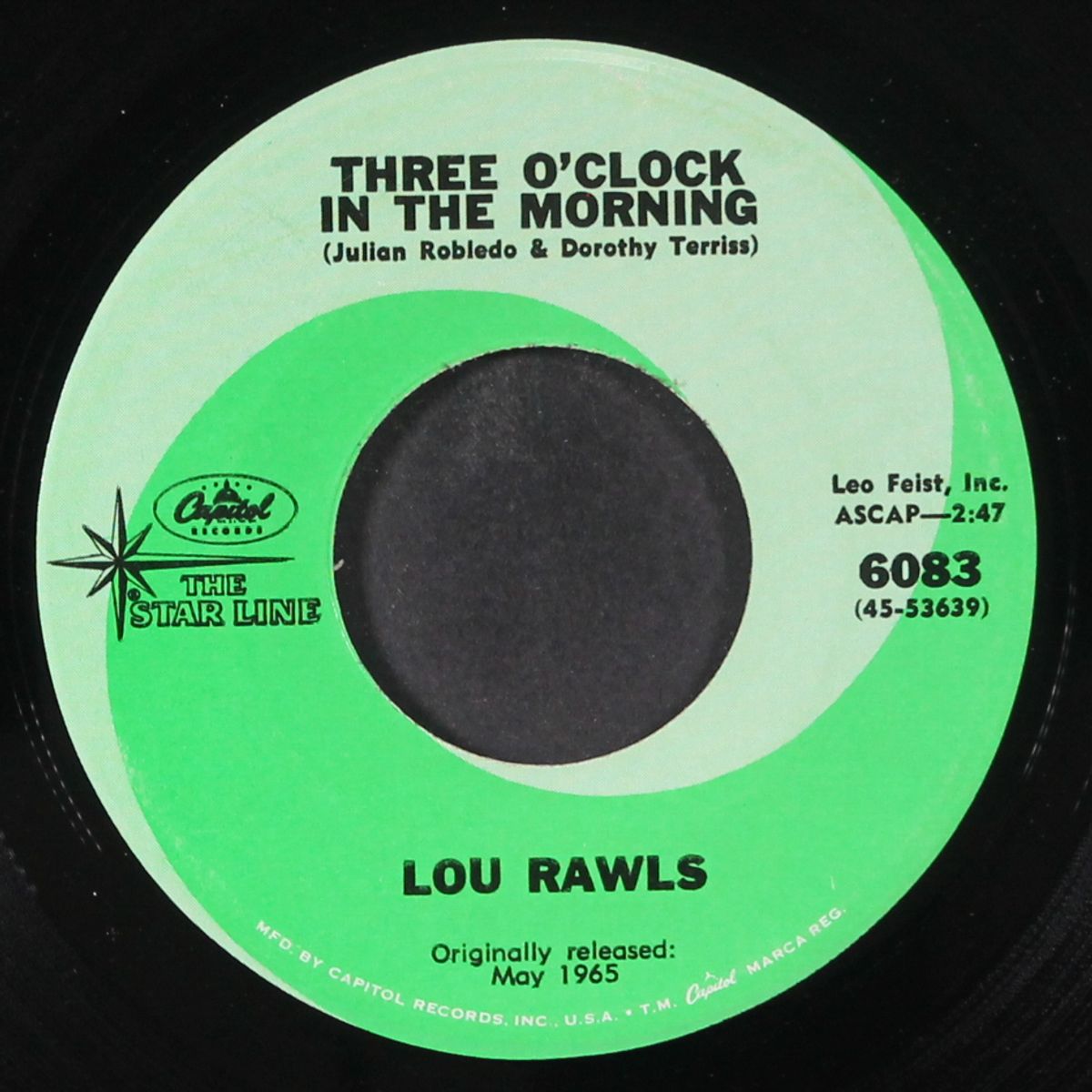 stormy monday / three o'clock in the morning by LOU RAWLS