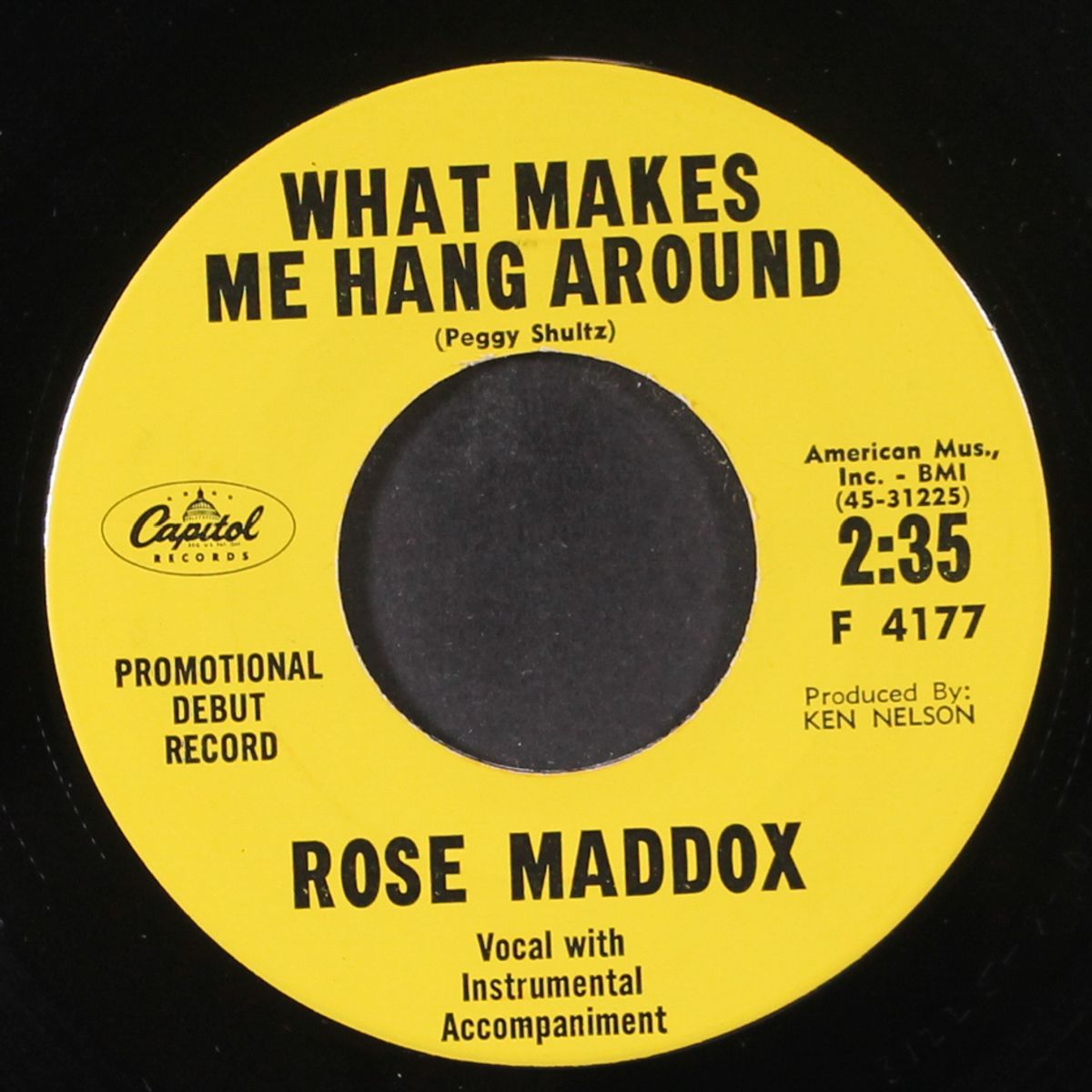 what makes me hang around / gambler's love by ROSE MADDOX