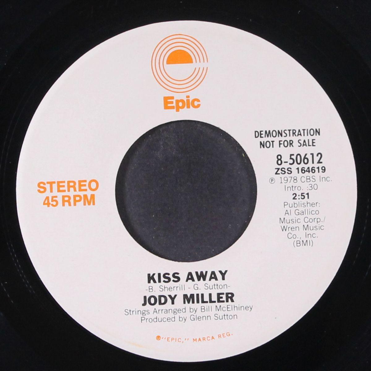 kiss away / mono by JODY MILLER