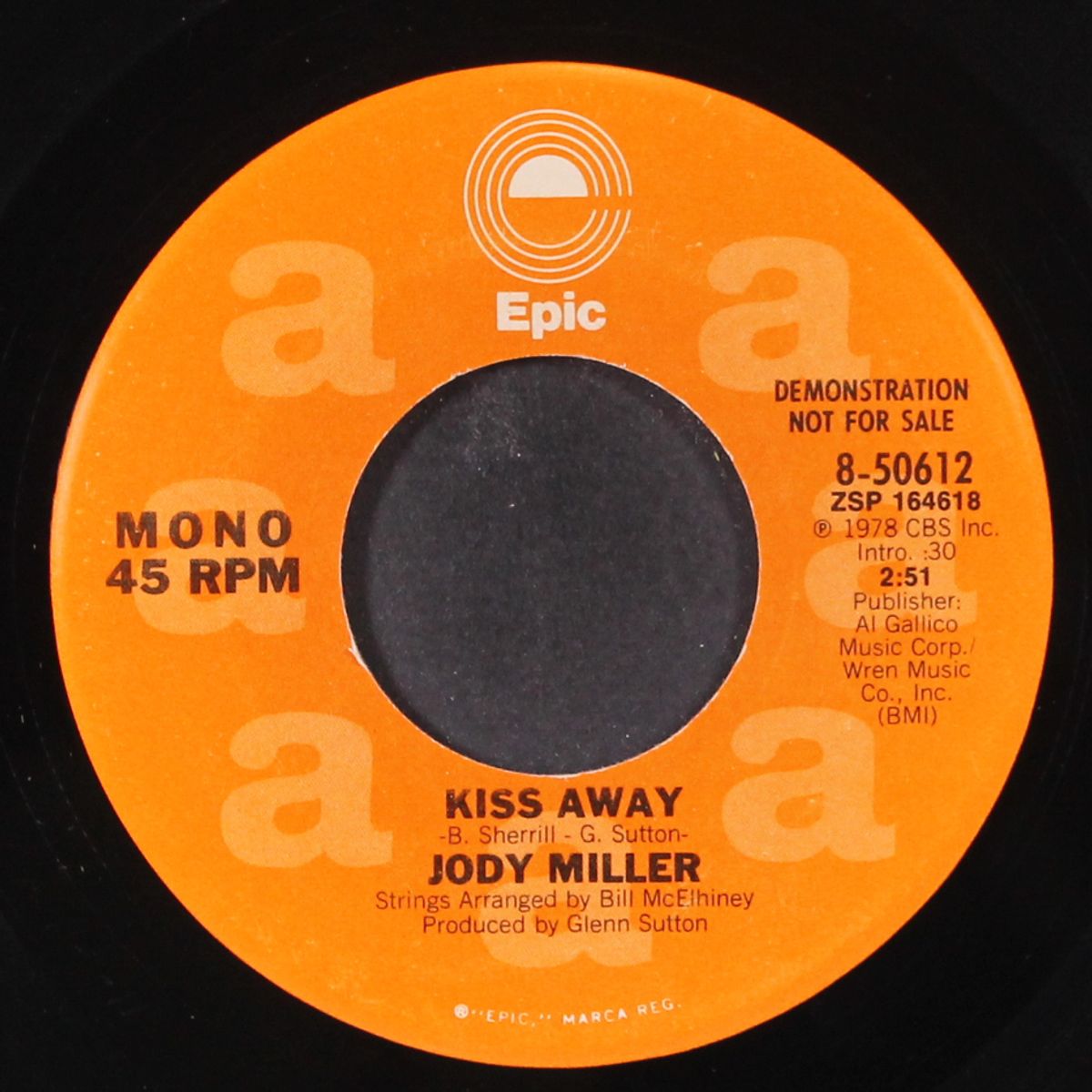kiss away / mono by JODY MILLER