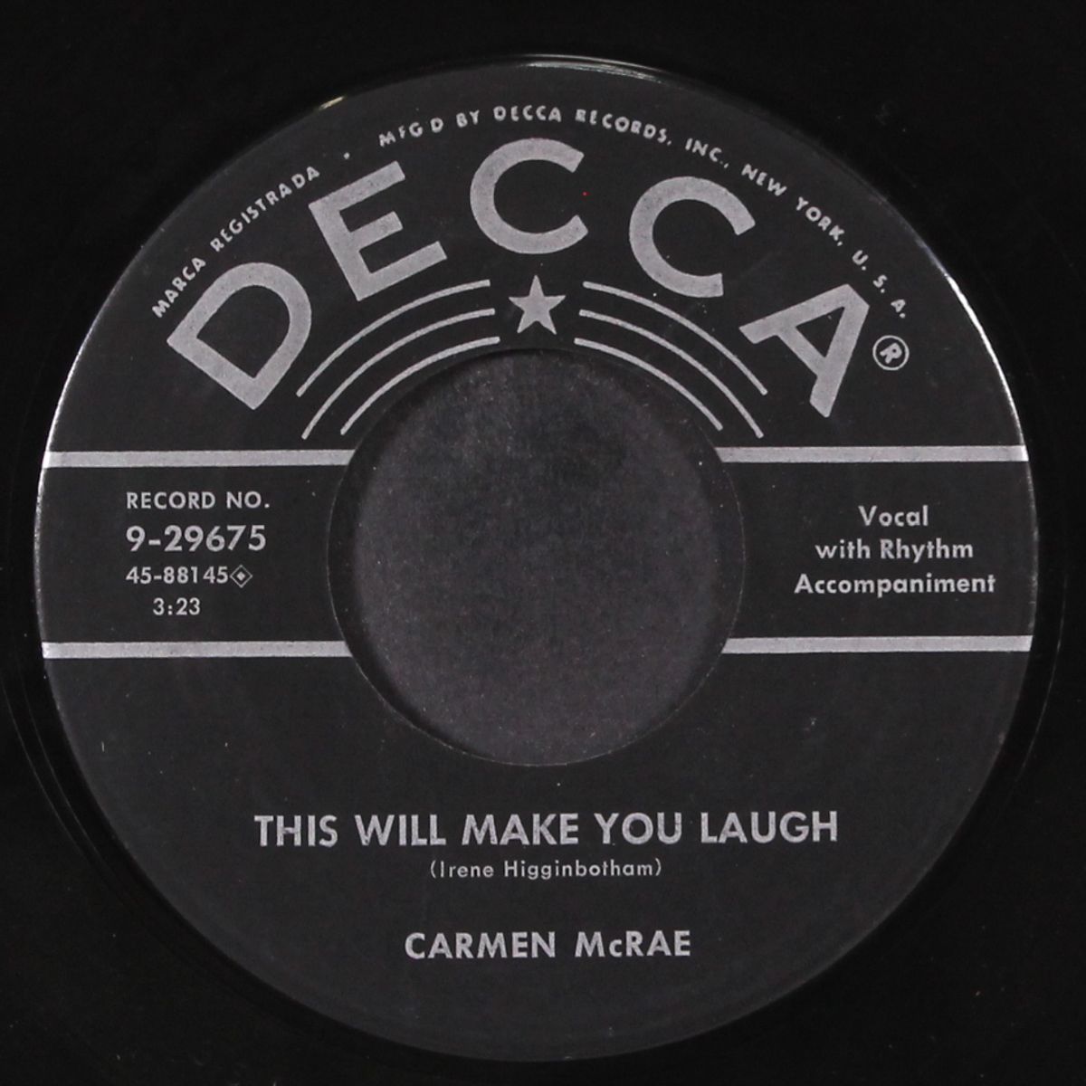 love is here to stay / this will make you laugh by CARMEN MCRAE