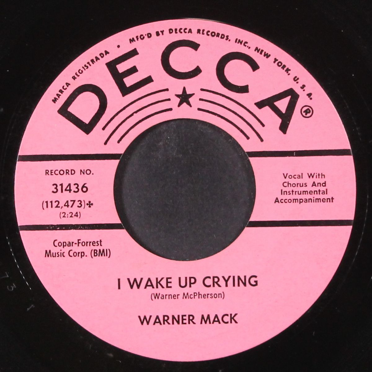 afraid to look back by WARNER MACK
