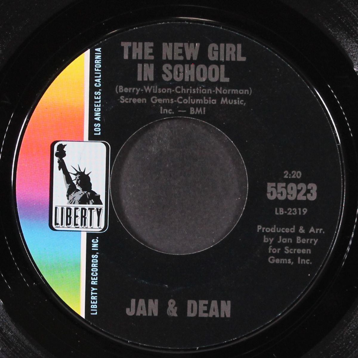the new girl in school / school day by JAN & DEAN