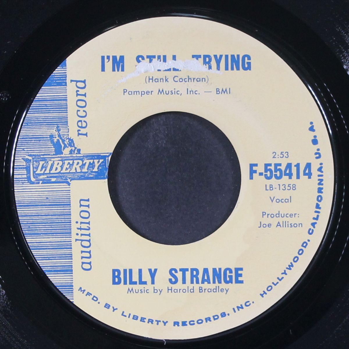 im still trying by BILLY STRANGE