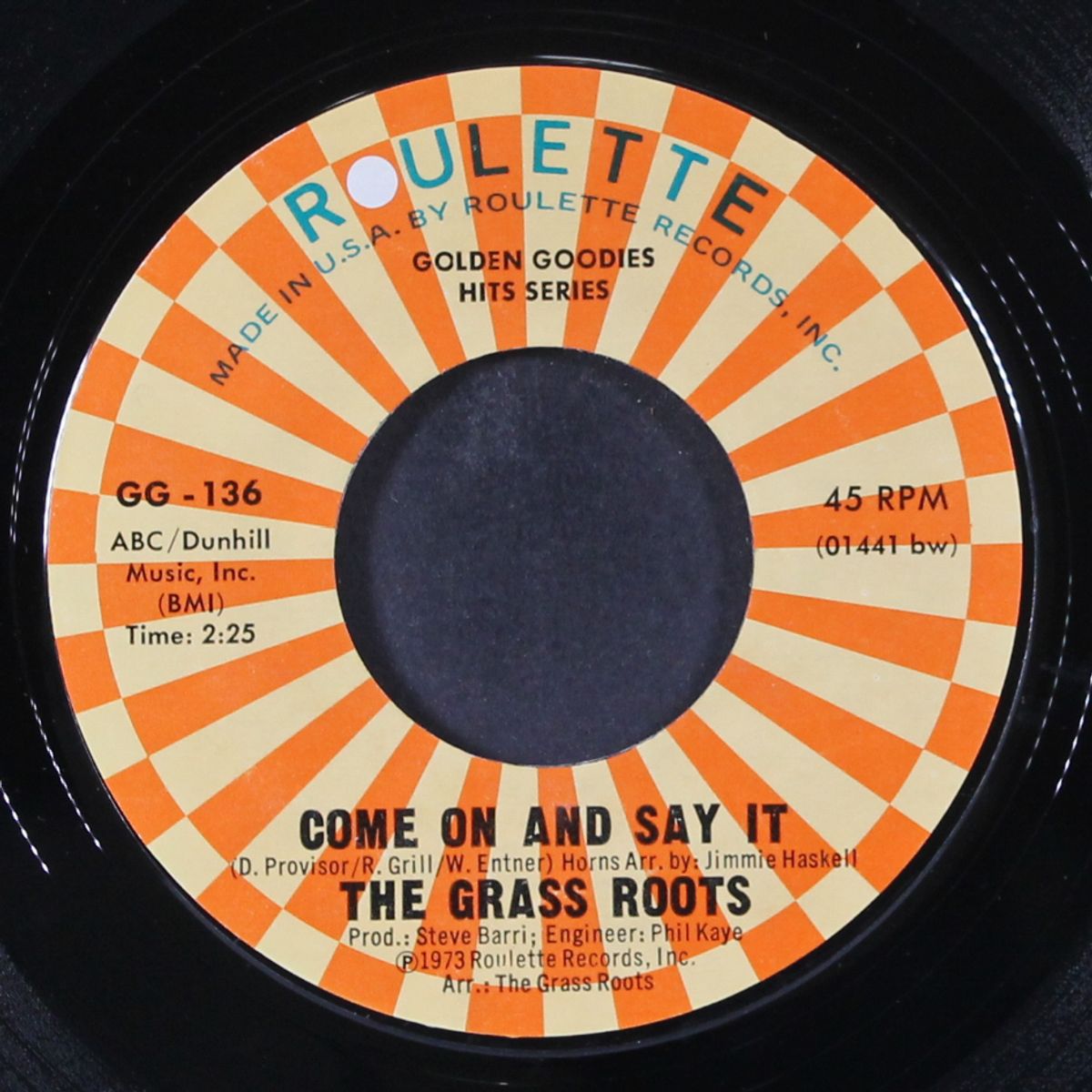 temptation eyes / come on & say it by GRASS ROOTS