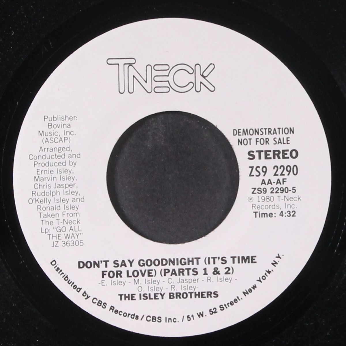 don't say goodnight / same by ISLEY BROTHERS