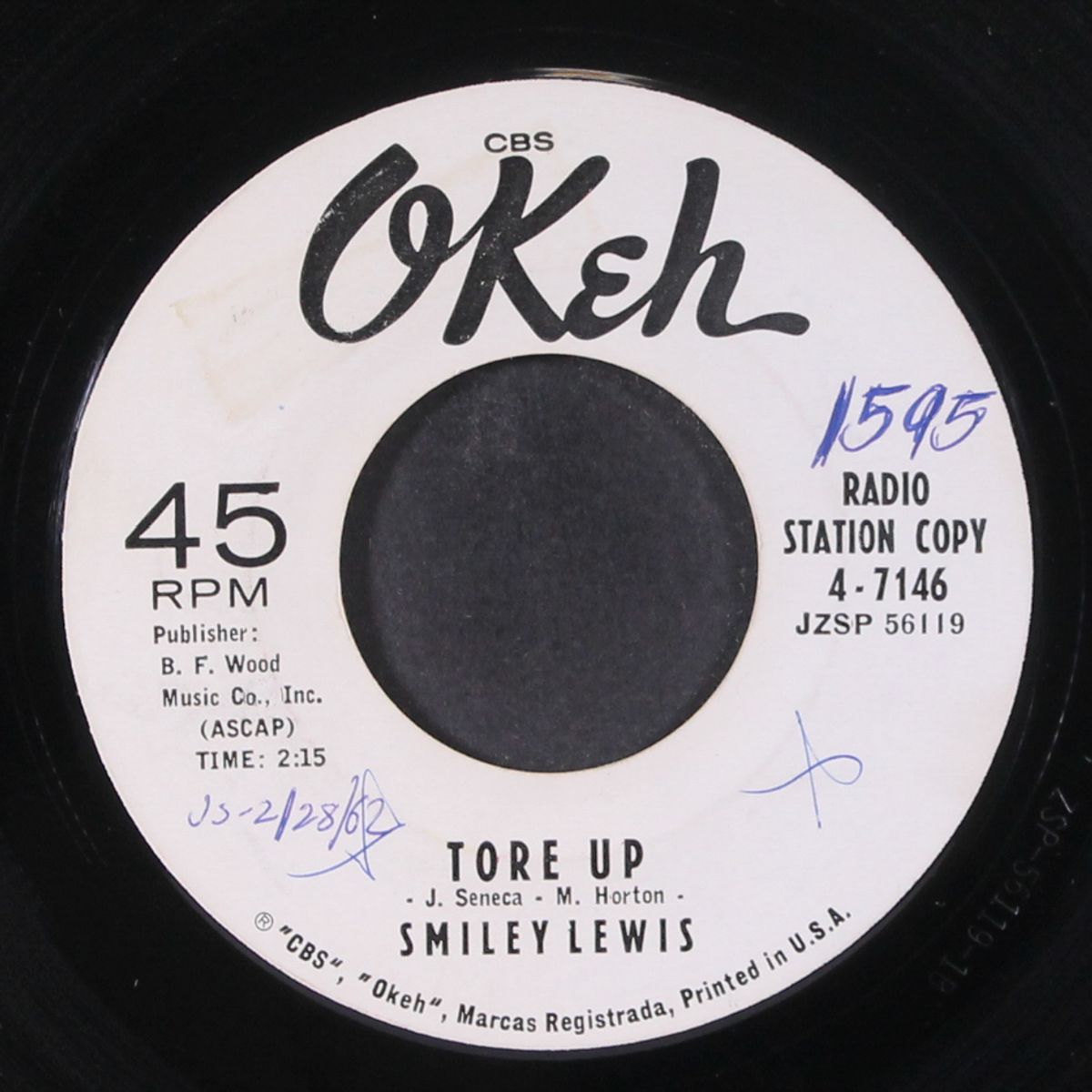 tore up / i'm coming down with the blues by SMILEY LEWIS