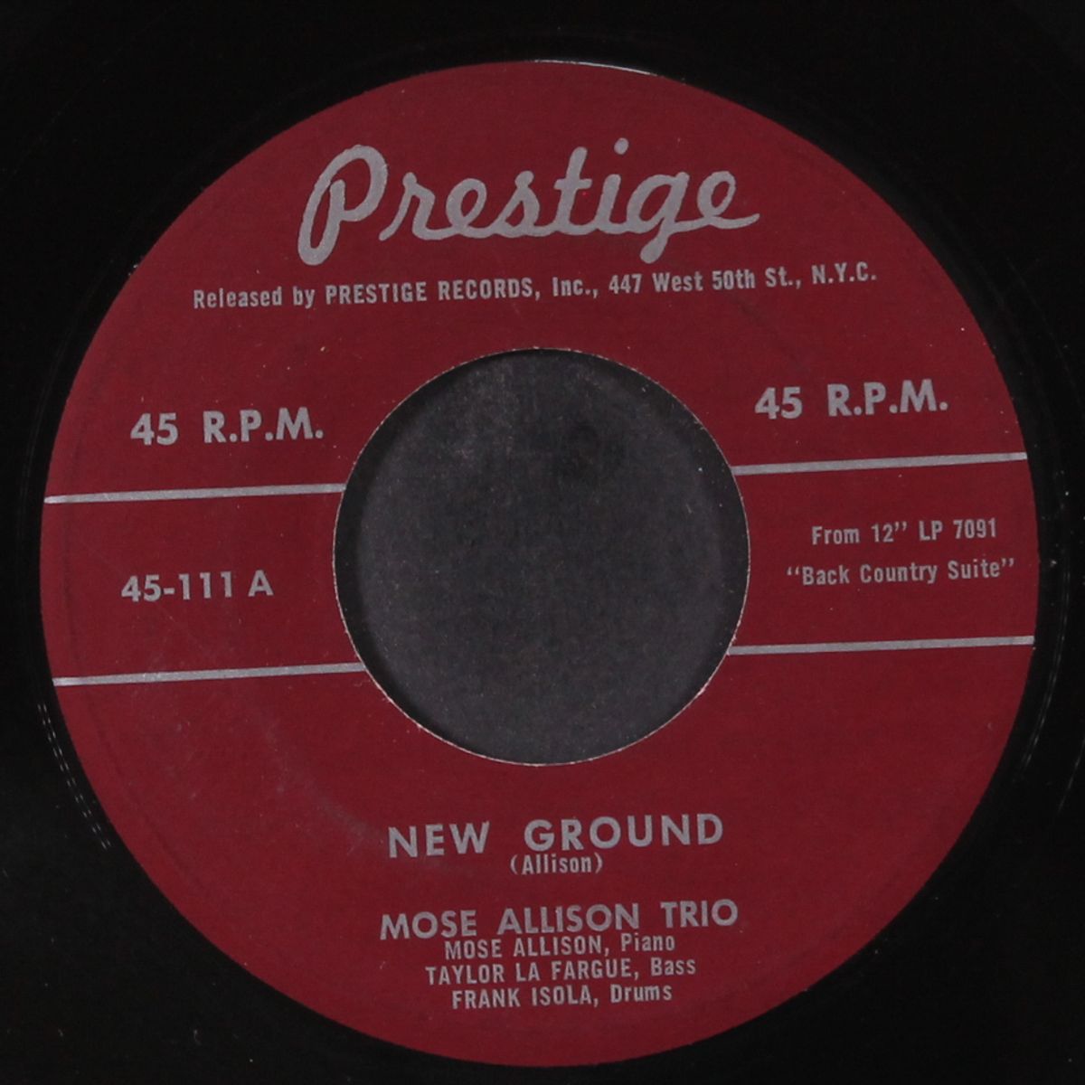 new ground / one room country shack by MOSE ALLISON