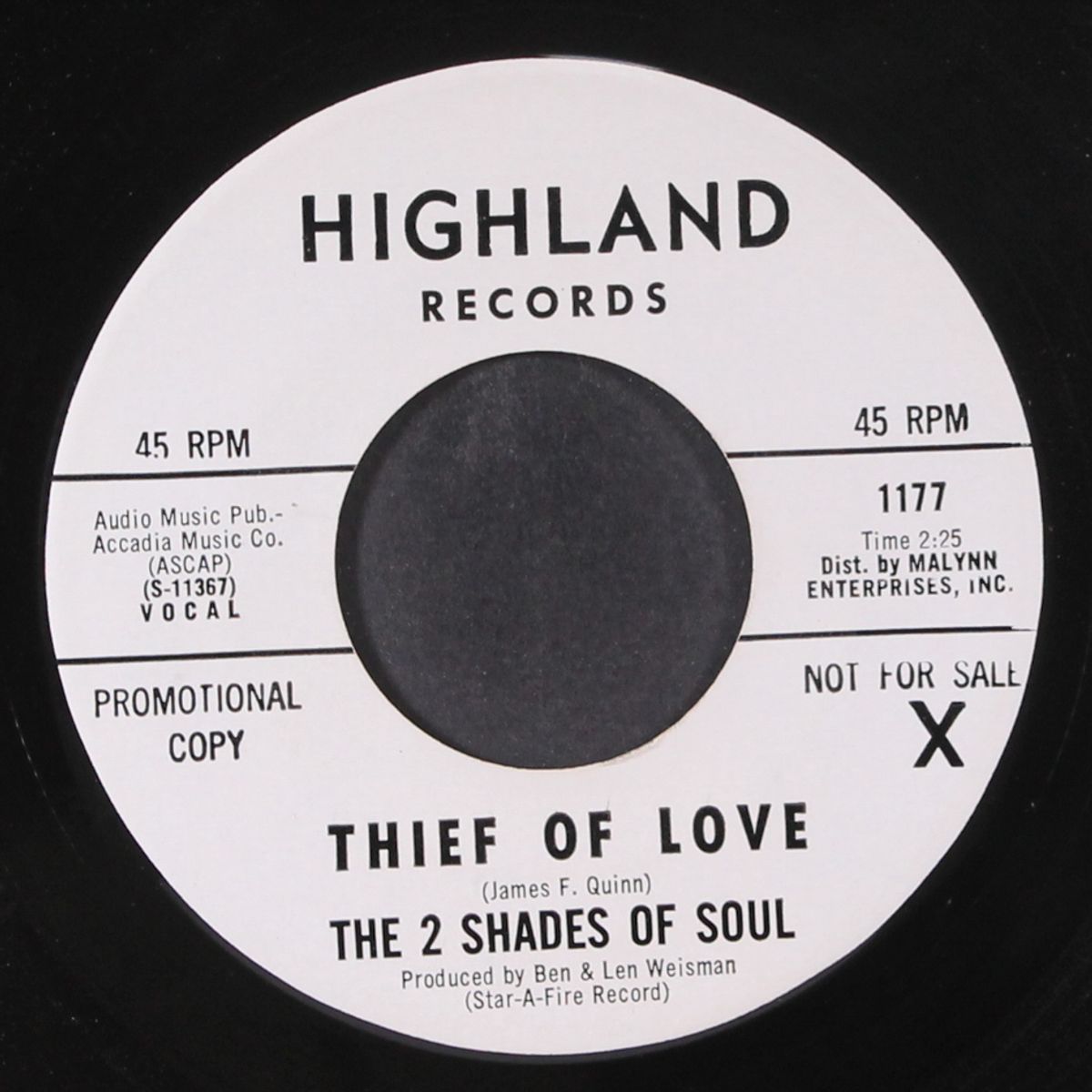 thief of love / little bit of soul by 2 SHADES OF SOUL