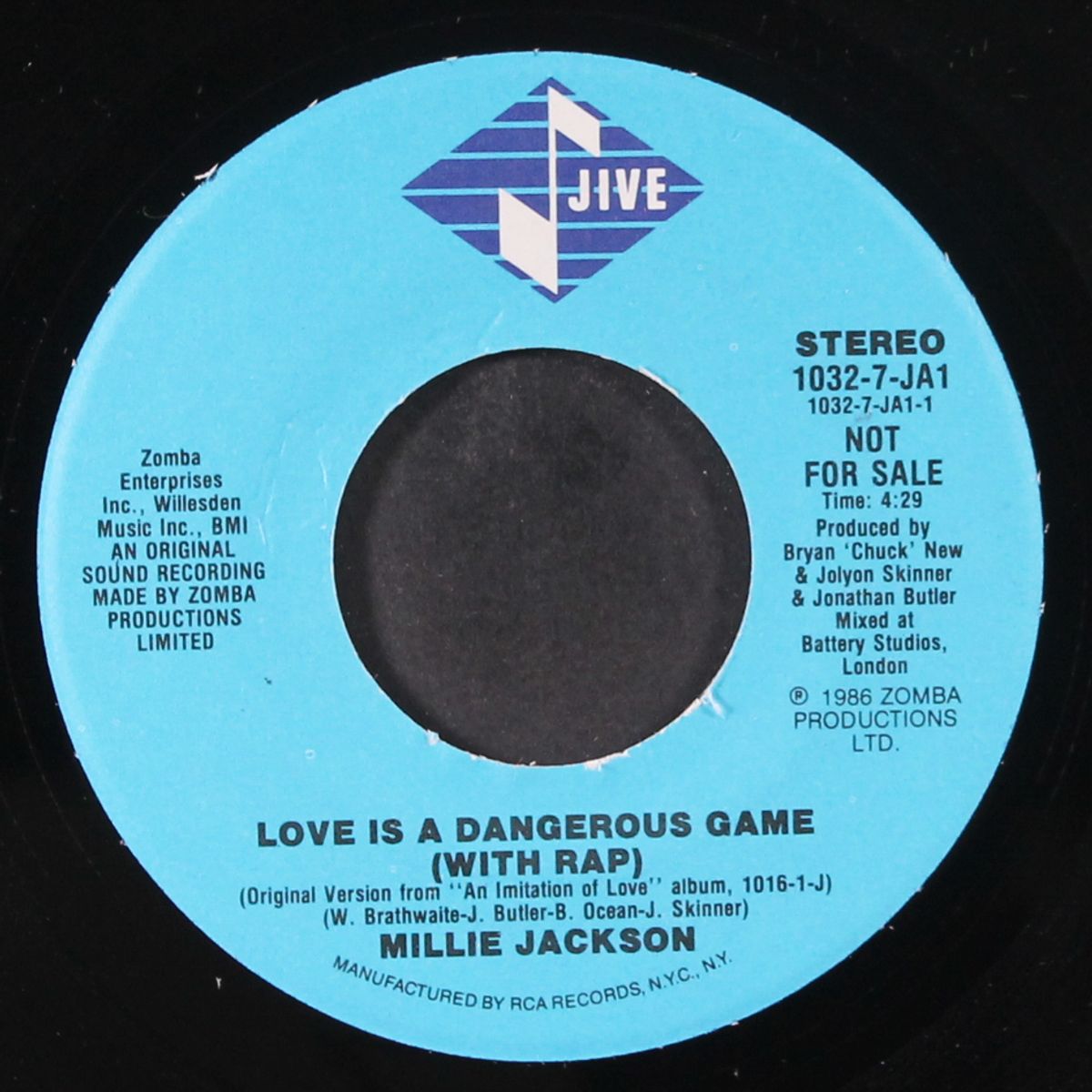 love is a dangerous game (w/ rap) / same (w/o rap) by MILLIE JACKSON